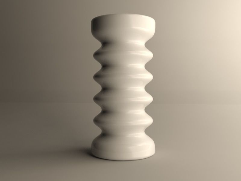 Modern vase 3D print model_1