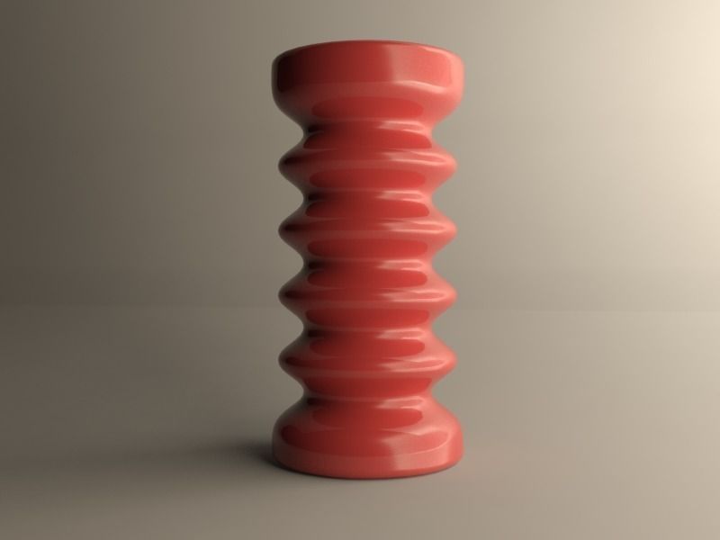 Modern vase 3D print model_5