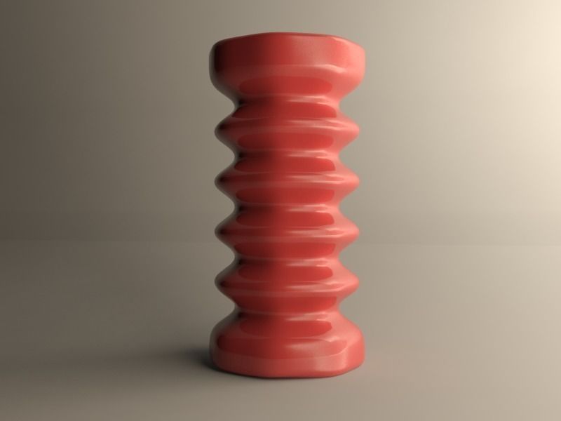 Modern vase 3D print model_6