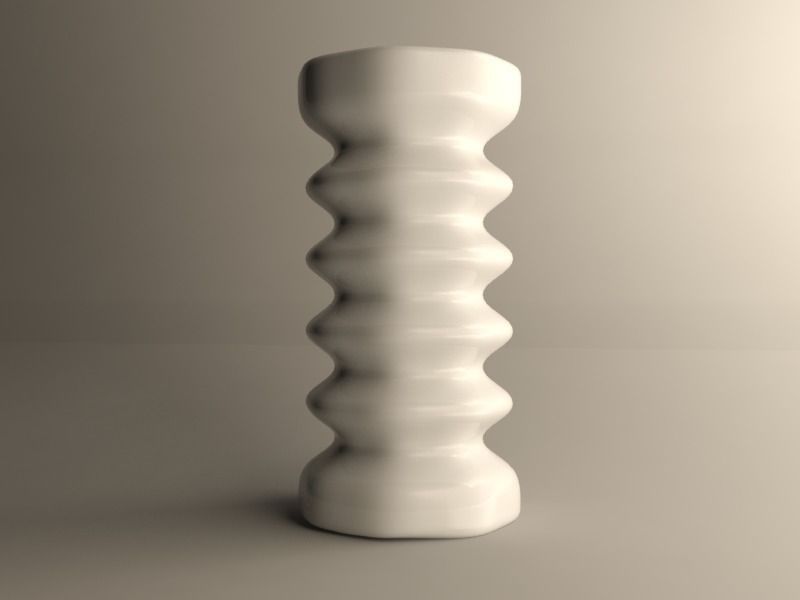 Modern vase 3D print model_1