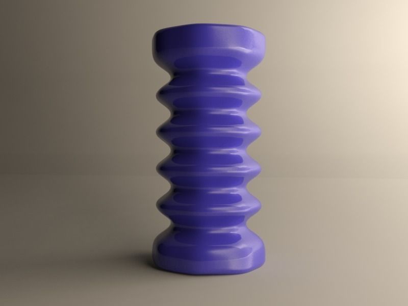 Modern vase 3D print model_8