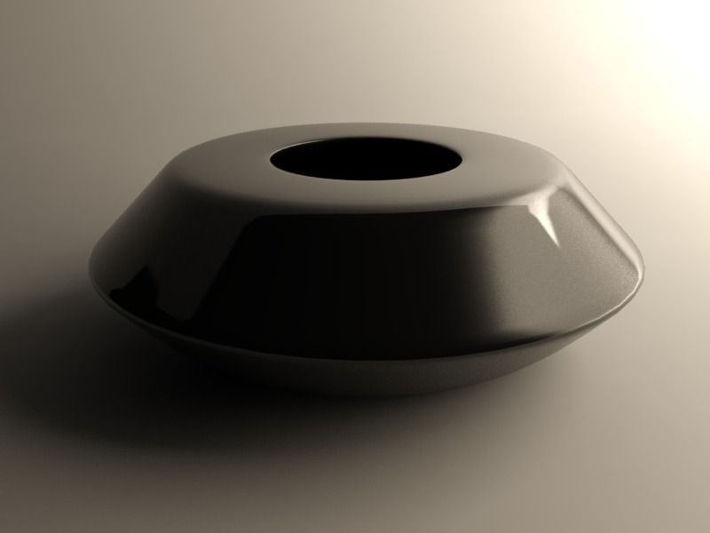 Flowerpot for small vegetation 3D print model_3