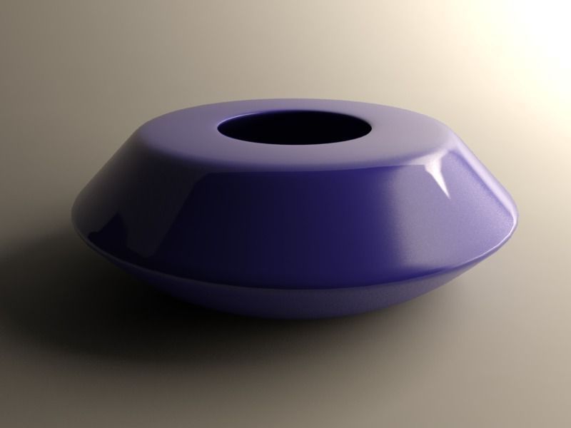 Flowerpot for small vegetation 3D print model_7