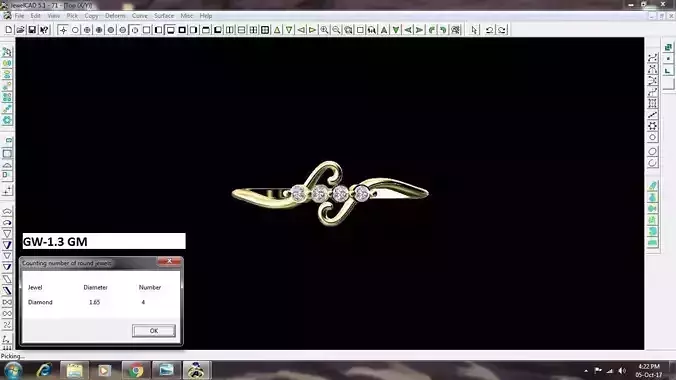 Gold Thin Engagement Ring With Diamonds 22