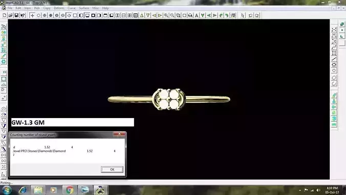 Gold Thin Engagement Ring With Diamonds 24