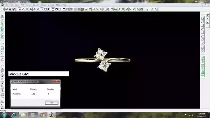 Gold Thin Engagement Ring With Diamonds 25