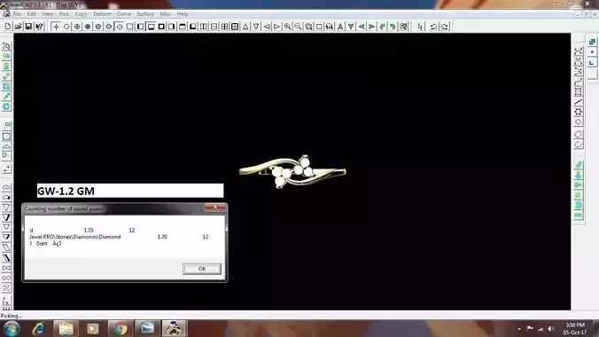 Spiral Gold Thin Ring With Diamonds 13