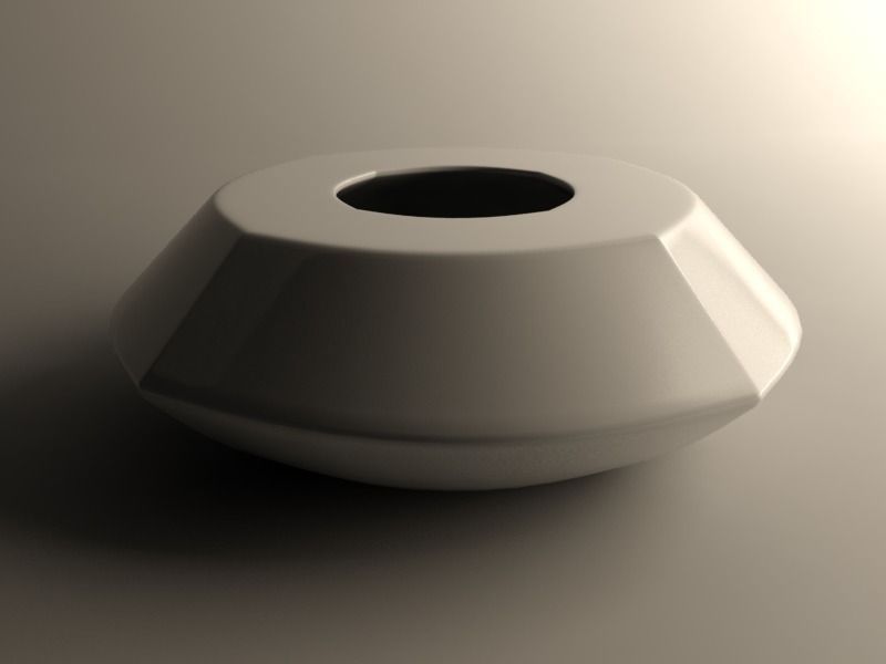 Flowerpot for small vegetation 2 3D print model_2