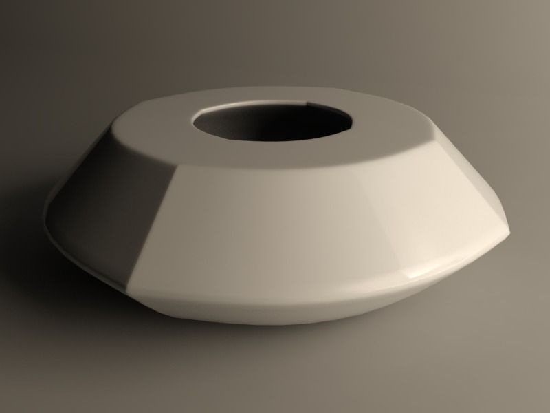 Flowerpot for small vegetation 2 3D print model_0