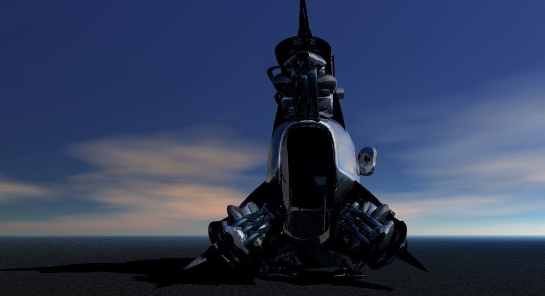 USS Calipso Shuttle 3D model_2