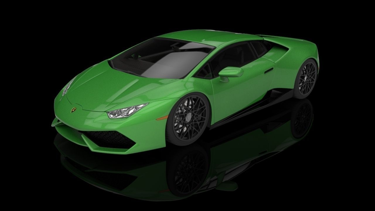 Huracan Model free 3D Model .obj .stl