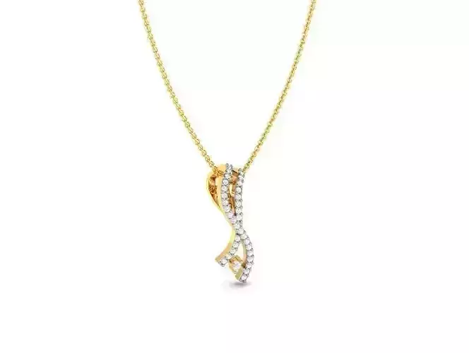 Gold Pendant With Diamonds 71
