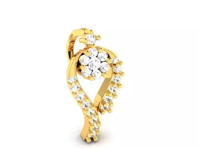 Gold Pendant With Diamonds 89