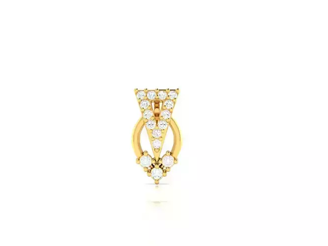 Gold Pendant With Diamonds 97