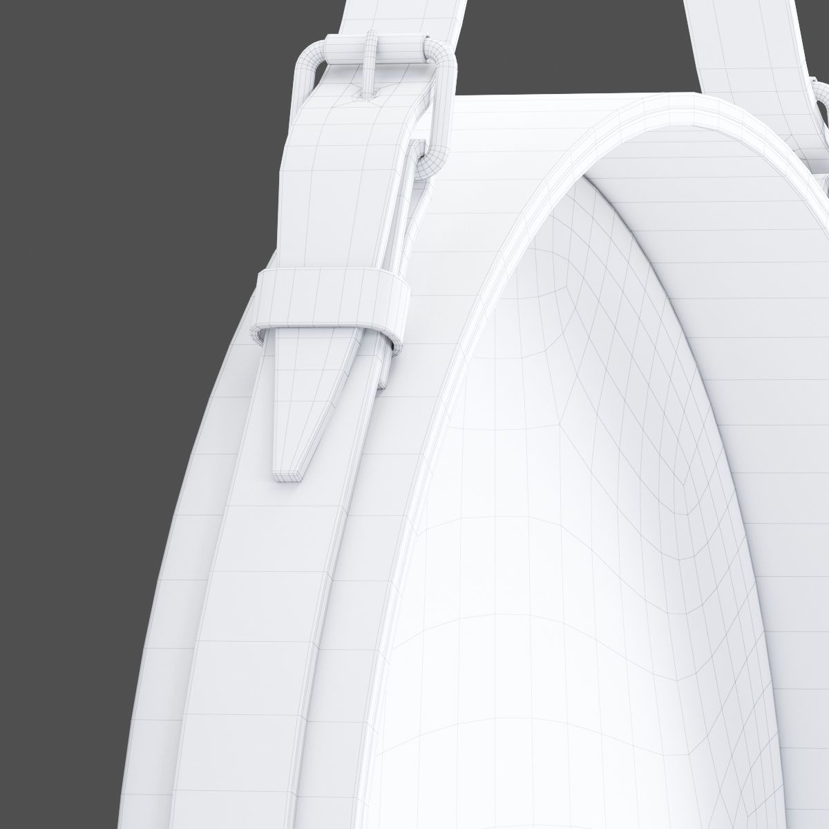 Adnet Wall Mirror 3D model_6