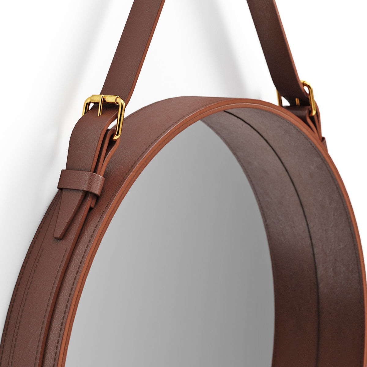 Adnet Wall Mirror 3D model_2