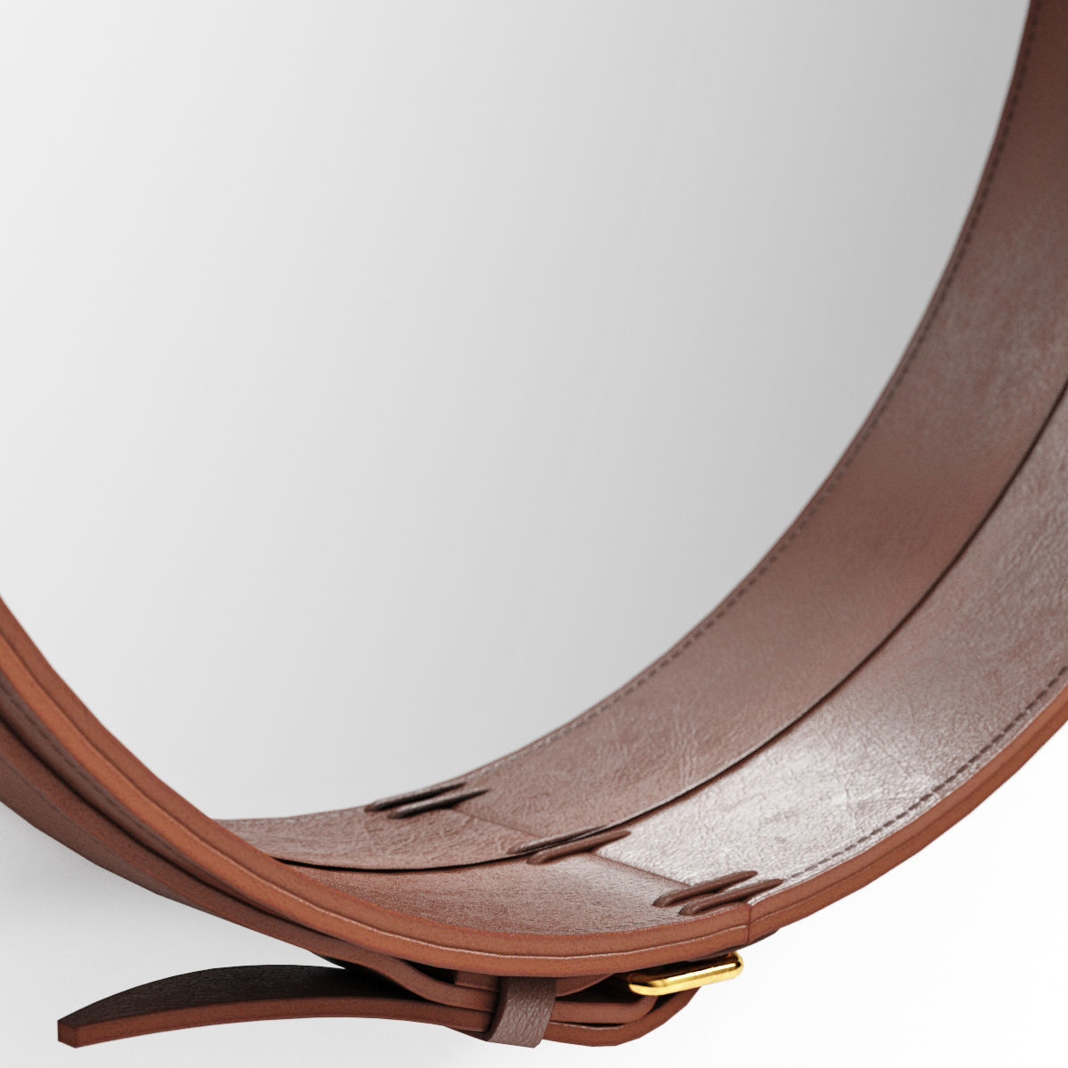 Adnet Wall Mirror 3D model_3