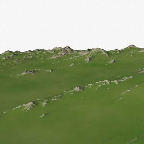 Landscape 36 Low-poly 3D model