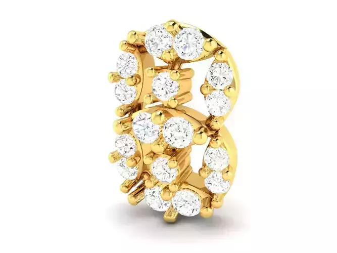 Gold Pendant With Diamonds 135