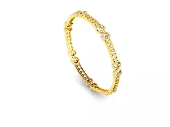 Gold Ring With Diamonds 20