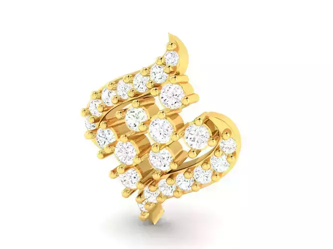 Gold Pendant With Diamonds 139