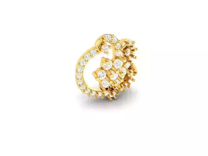 Gold Pendant With Diamonds 140