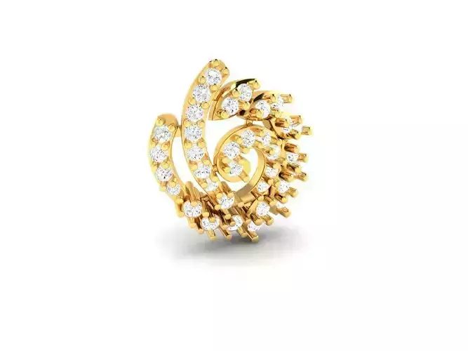 Gold Pendant With Diamonds 146