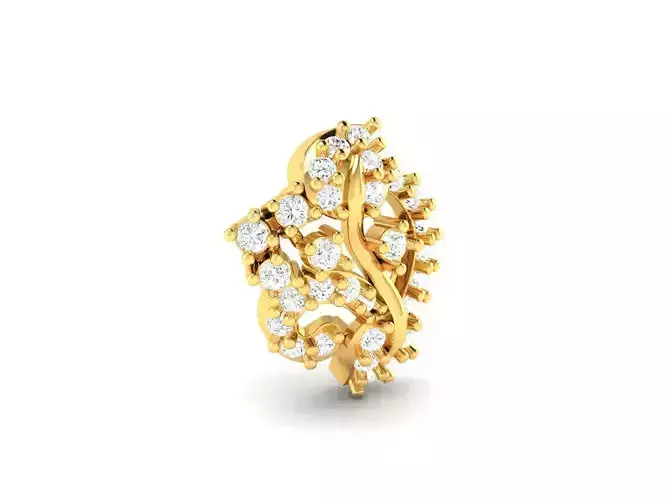 Gold Pendant With Diamonds 147