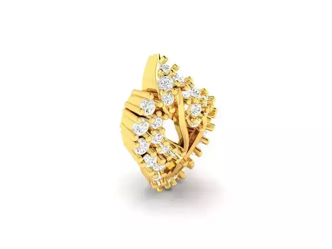 Gold Pendant With Diamonds 149