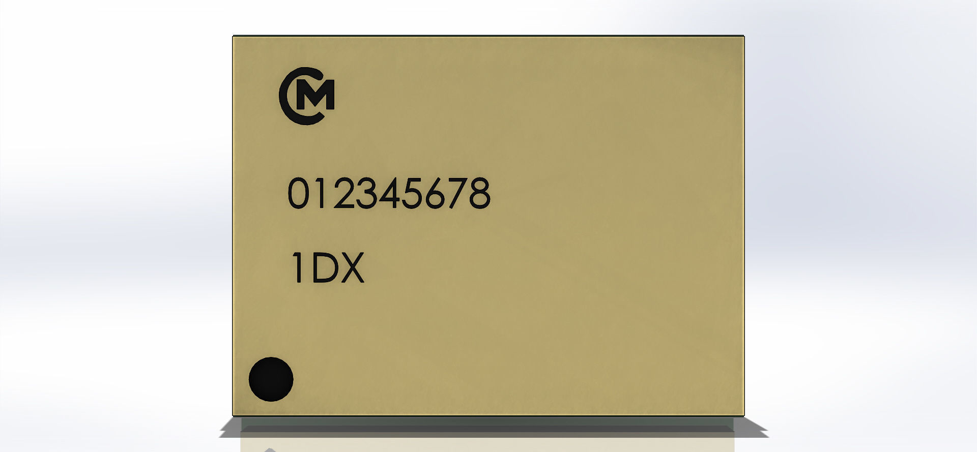 Plate LBEE5KL1DX - Placa LBEE5KL1DX 3D model_9