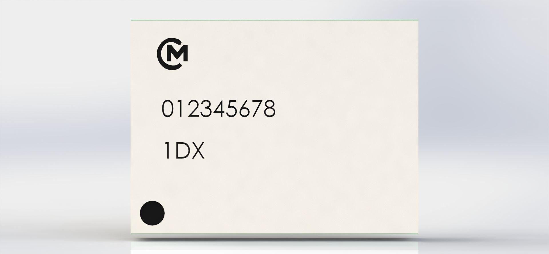 Plate LBEE5KL1DX - Placa LBEE5KL1DX 3D model_26