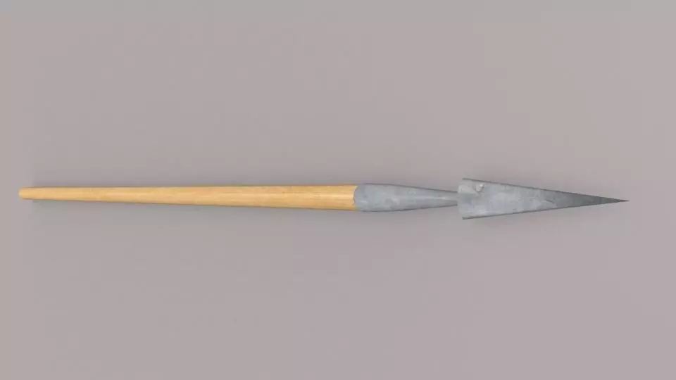 Infitary spear Free low-poly 3D model