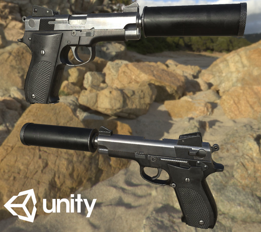 Mk 22 Mod 0 Low-poly 3D model_11