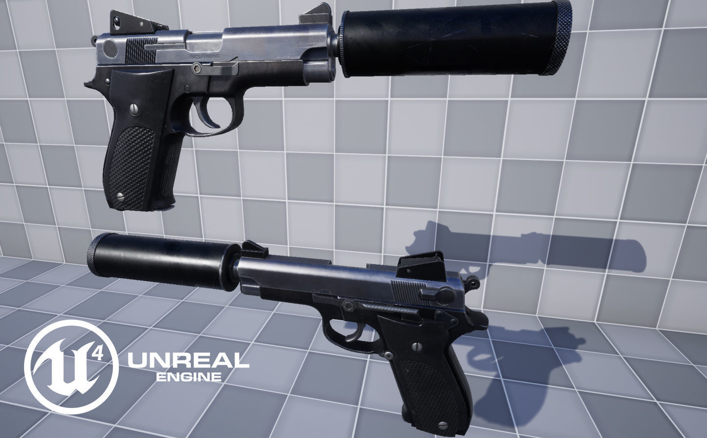 Mk 22 Mod 0 Low-poly 3D model_12