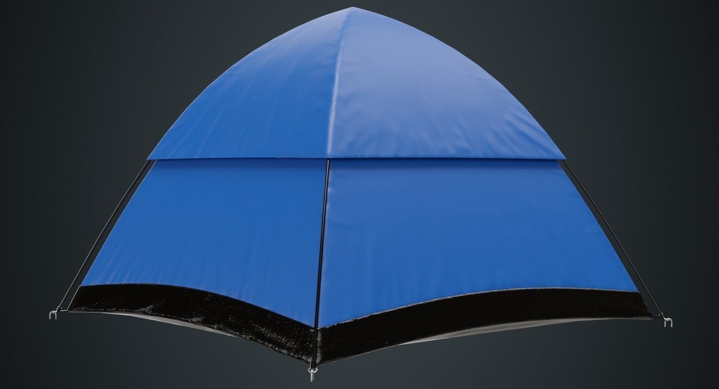 Camping Tent 1A Low-poly 3D model_6