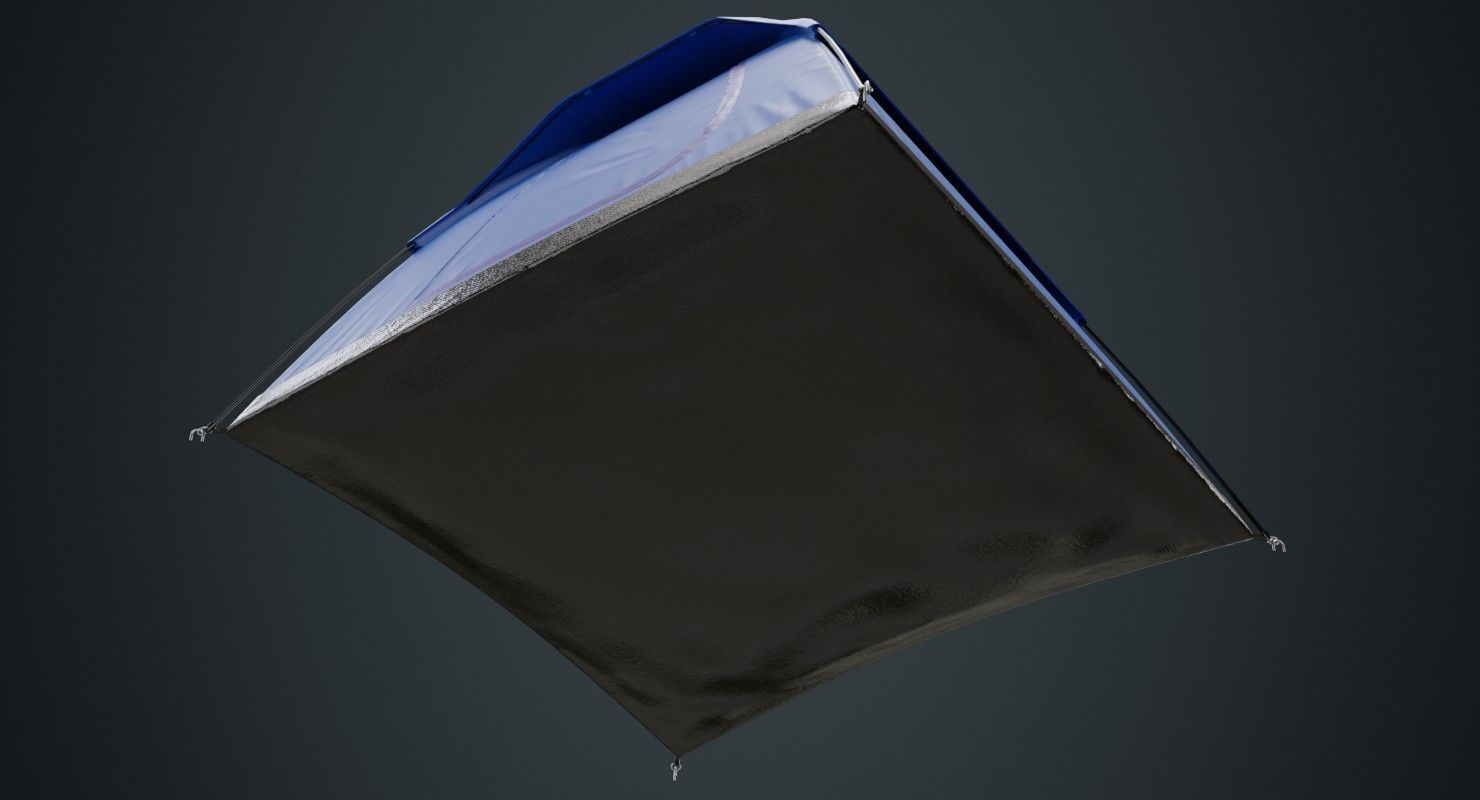 Camping Tent 1A Low-poly 3D model_7