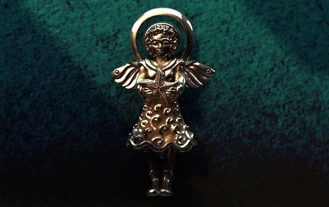 Angel of Ocean 3D print model