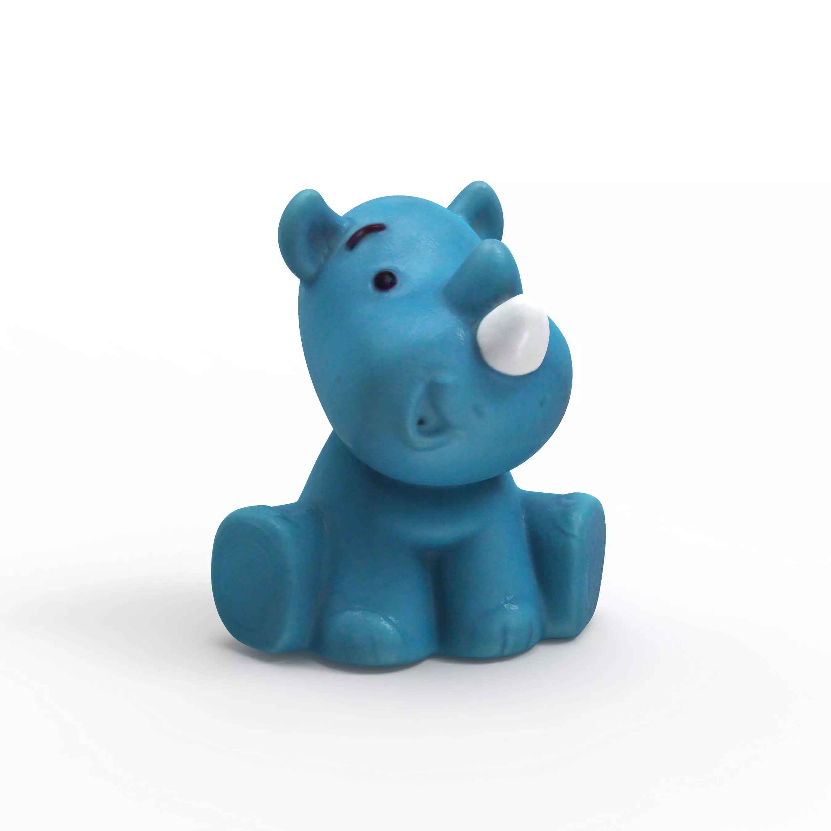 Rhino Bath toy 3D print model_0