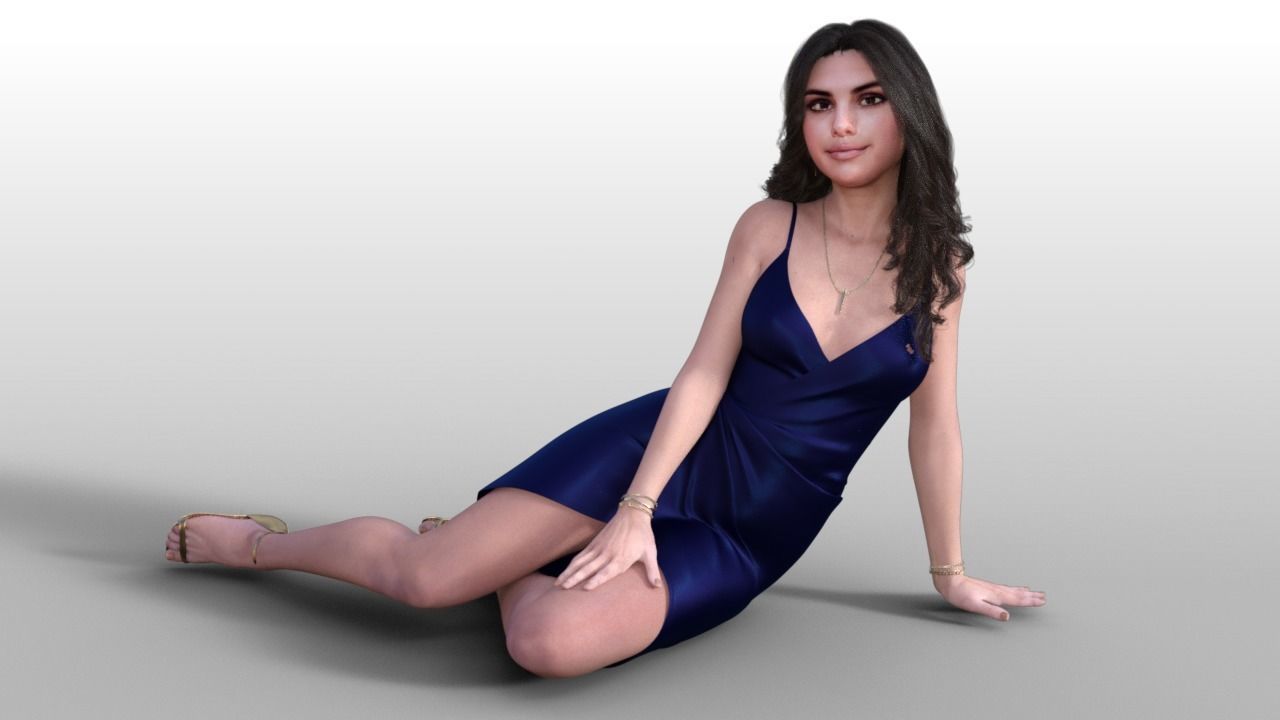 Selena Gomez 3D model_3