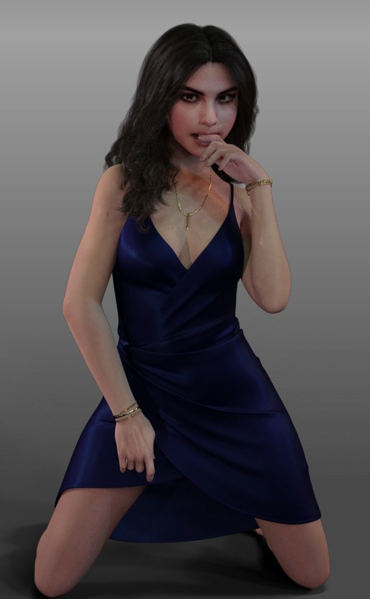 Selena Gomez 3D model_1