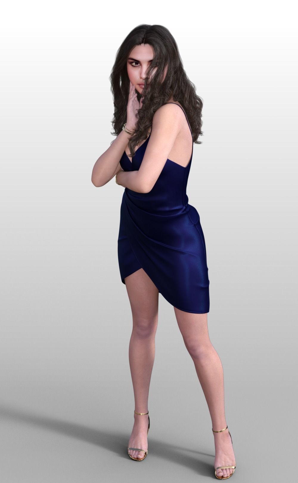 Selena Gomez 3D model_4