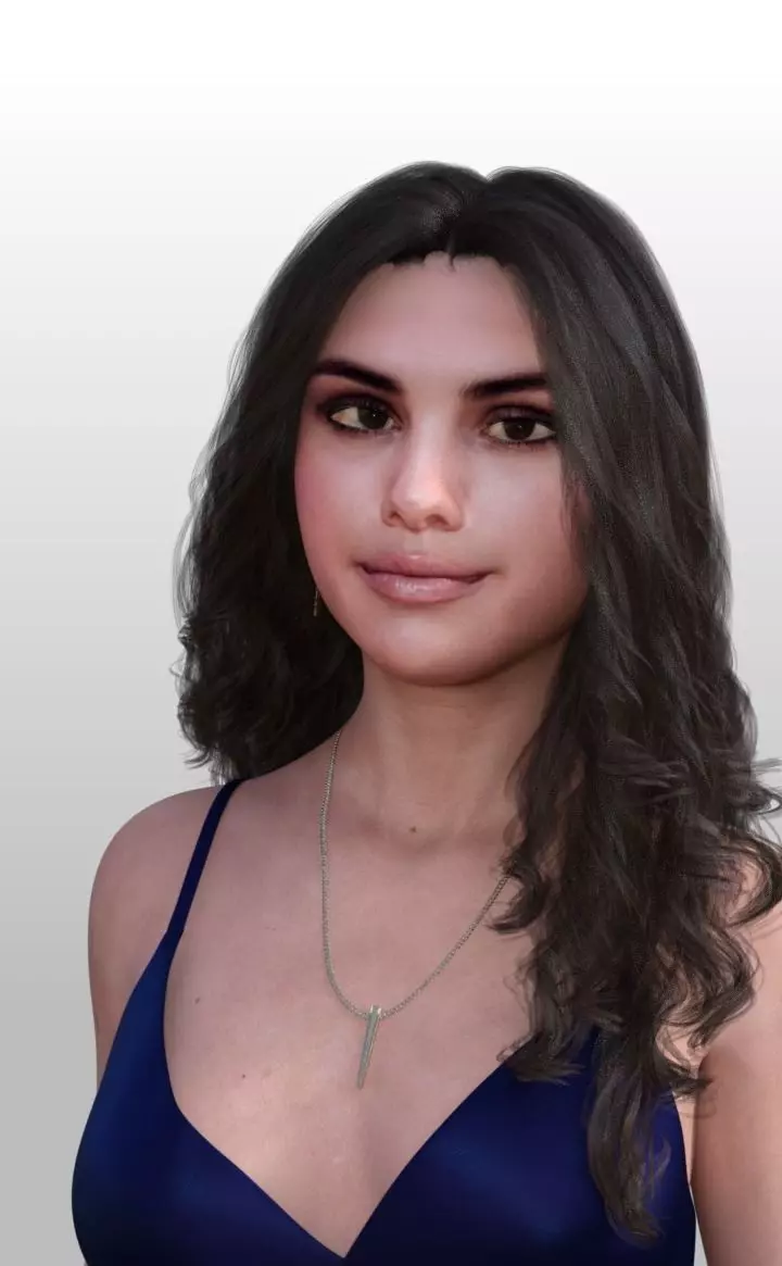 Selena Gomez 3D model_0