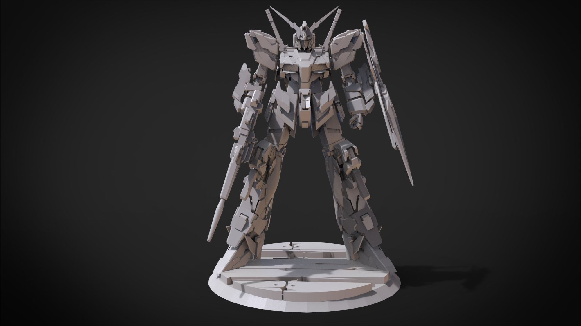 Gundam Unicorn 3D print model | CGTrader