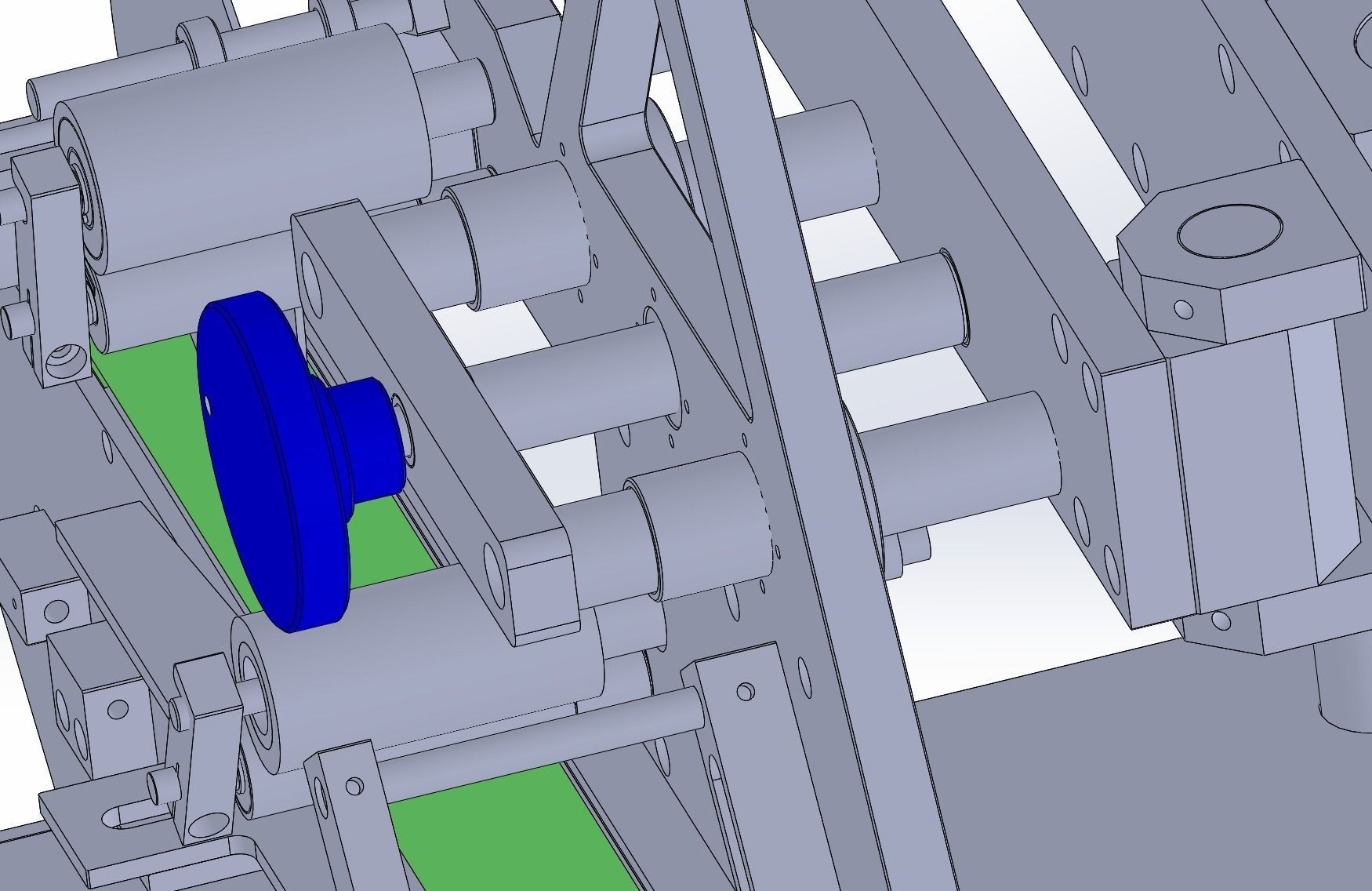 Table type labeling machine 3D model_9