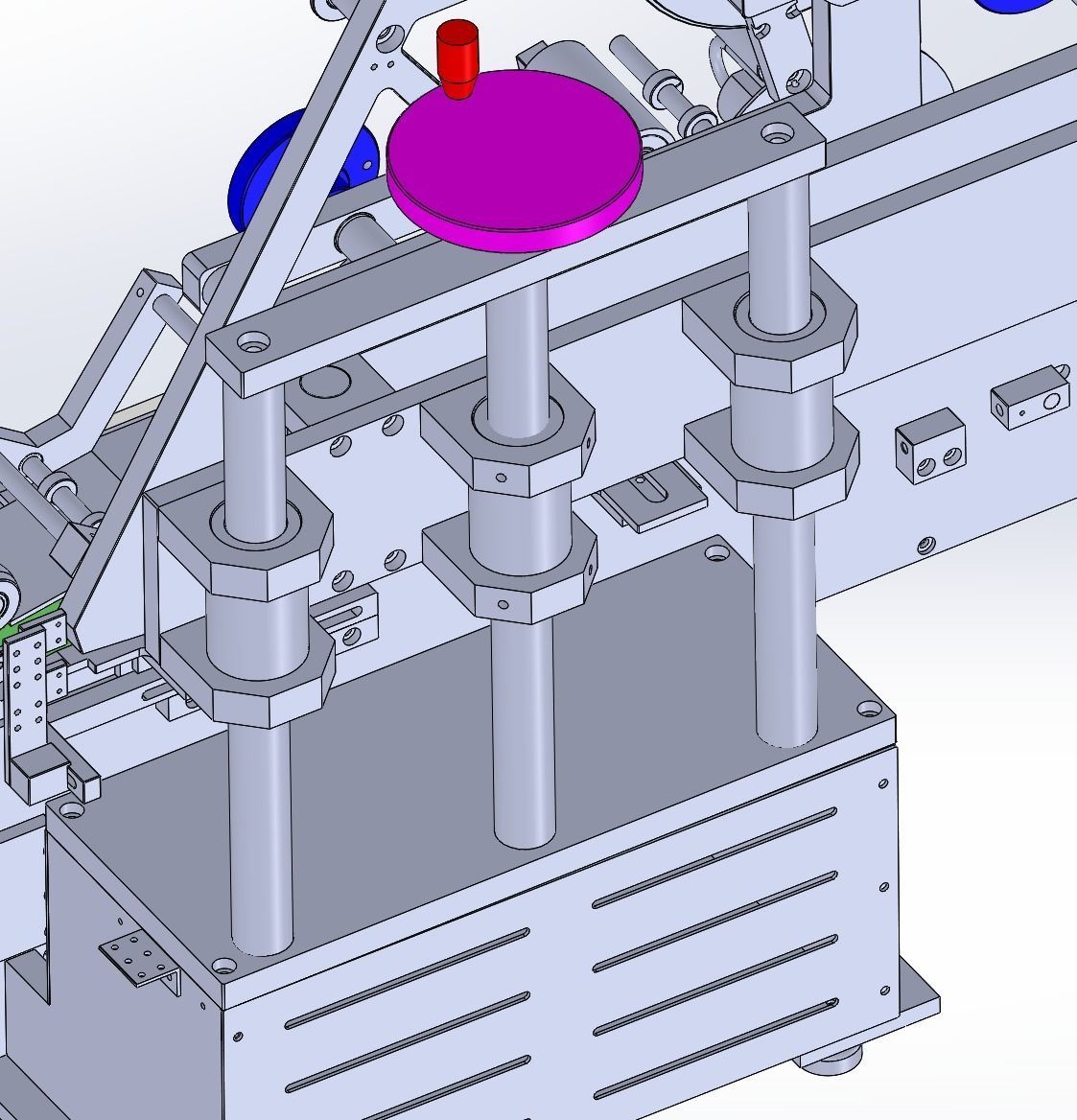 Table type labeling machine 3D model_5