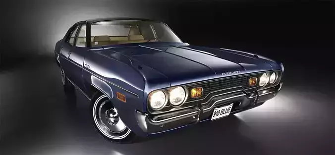 Plymouth Satelitte 1971 3D model