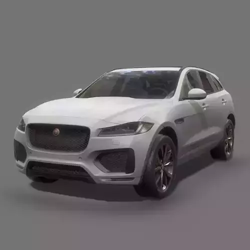 Suv Car Game Ready Low-poly 3D model