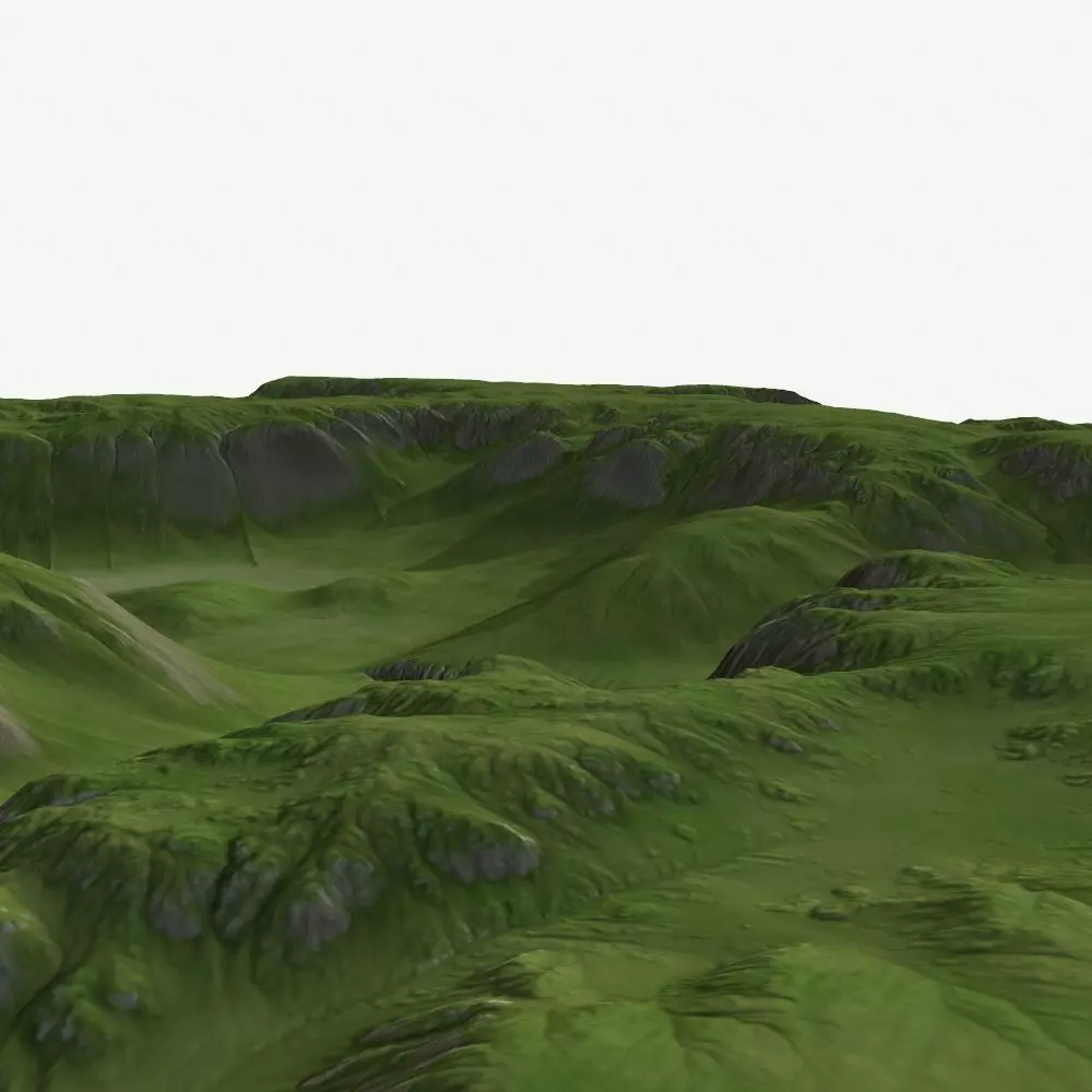 Landscape 37 Low-poly 3D model