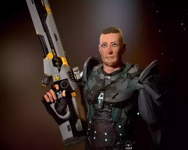 Ranger with plasma gun