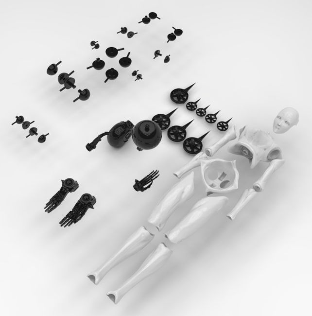 Safeguard Fully Posable Model from Blame  3D print model_2